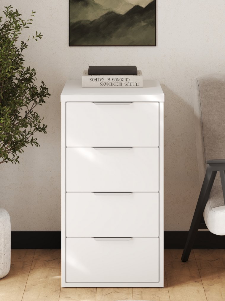 Тумба К-53 белый структурный / меренга