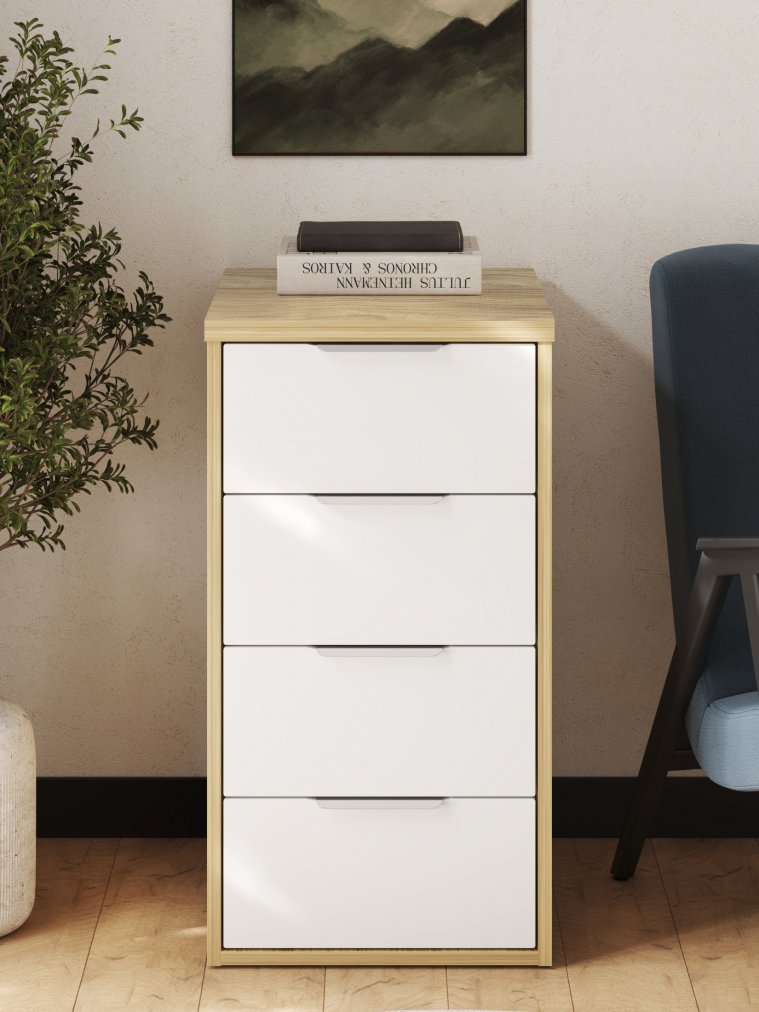 Тумба К-53 блэквуд ячменный / меренга