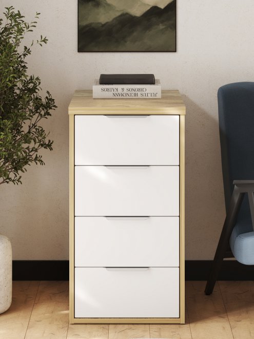 Тумба К-53 блэквуд ячменный / меренга