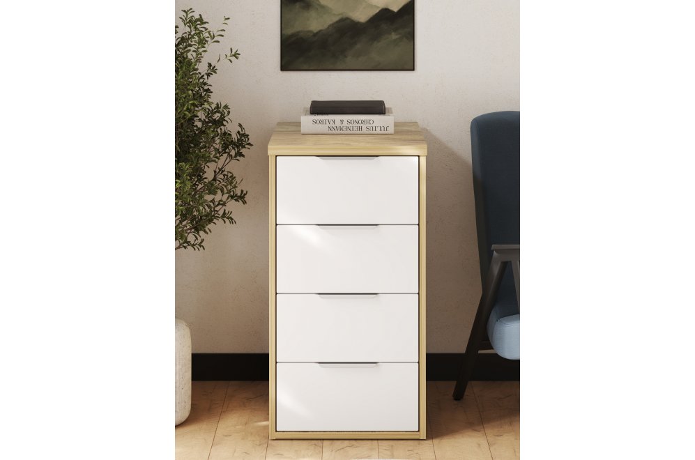 Тумба К-53 блэквуд ячменный / меренга