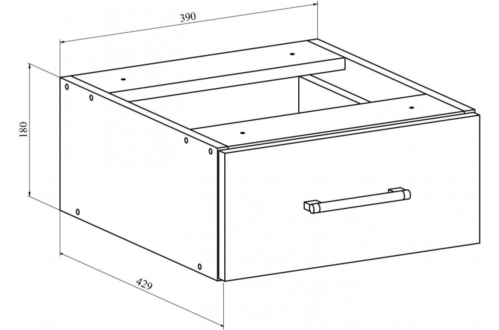 Тумба подвесная ОФ-26 венге