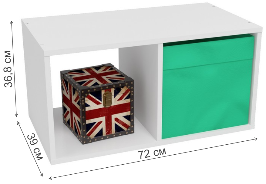 Тумба СИ12 белый