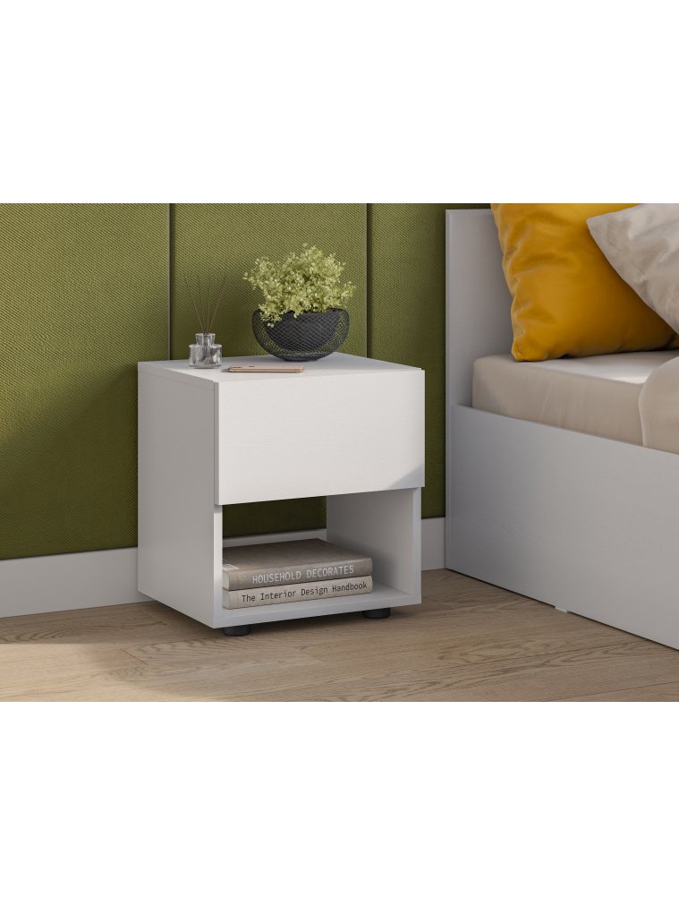 Тумба Страйк с ящиком белый