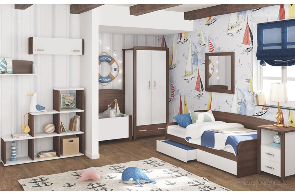 Тумба ТБД ШБЕ шамони / белая