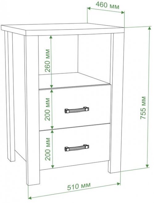 Тумба ТБД ШК шамони / карамель