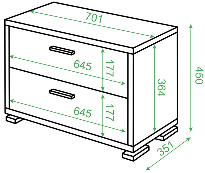 Тумба ТМ-50 БЕН белая / нельсон