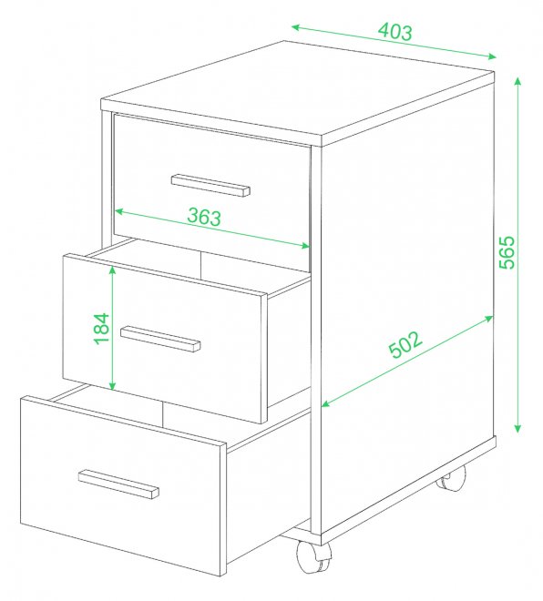 Тумба ТС-1 БЕ белая