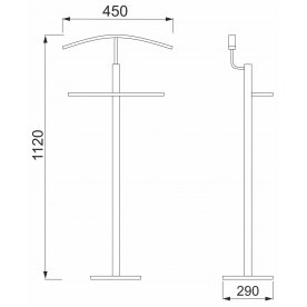 Костюмная вешалка Evan