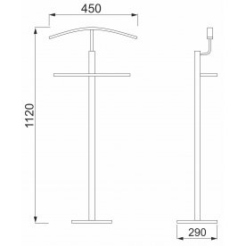 Костюмная вешалка Evan