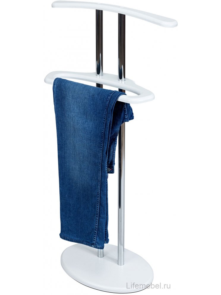 Костюмная вешалка Омега белый