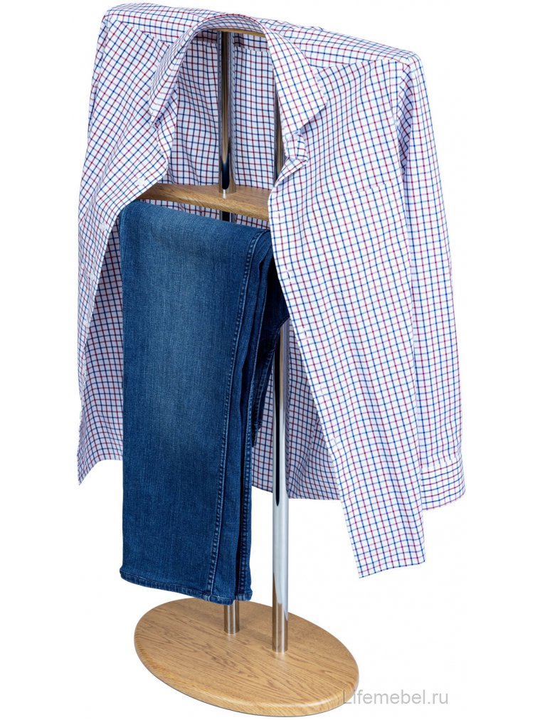 Костюмная вешалка Омега светлый дуб