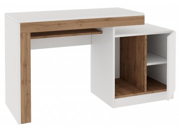 Комплект для кабинета Модена комплектация 2 белый / дуб вотан