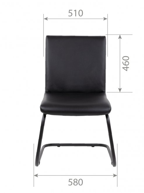 Офисный стул Chairman 919V экокожа черный