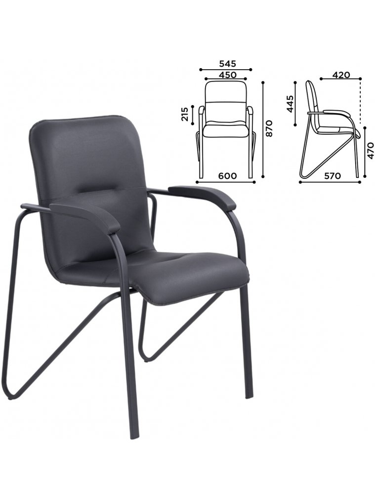 Офисный стул CF-107 черный