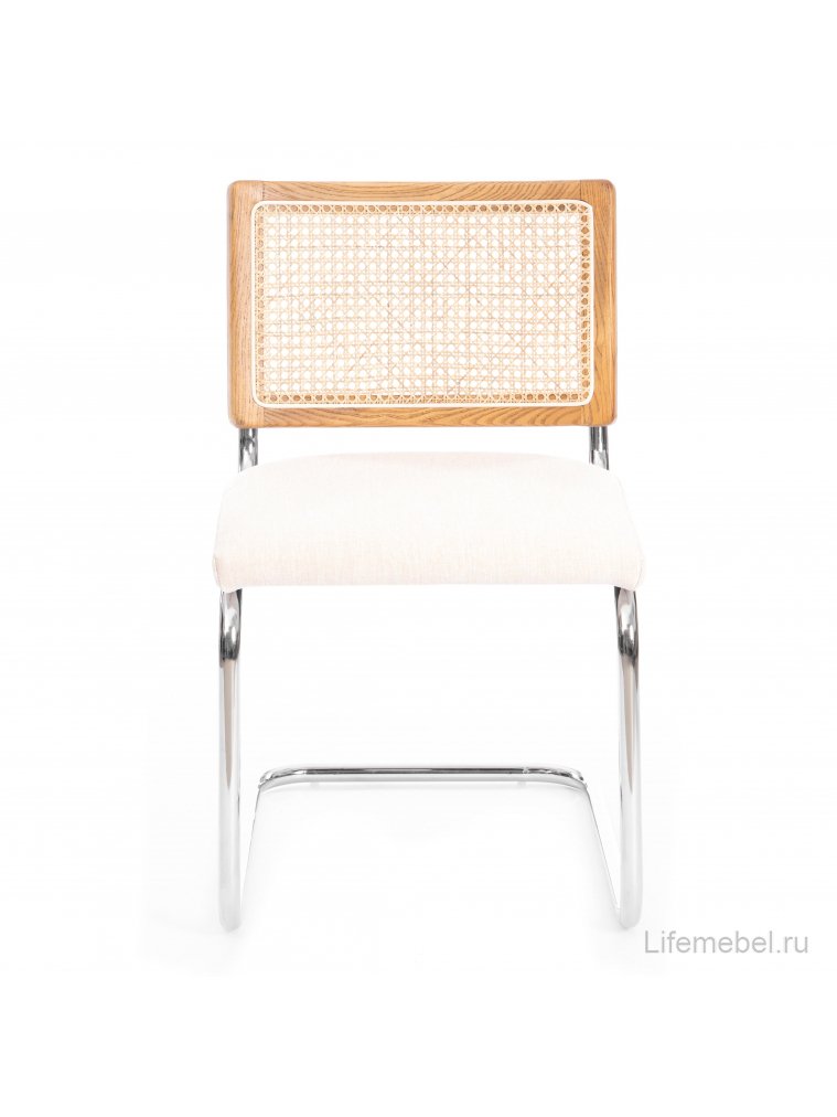 Офисный стул Mani натуральный / хром