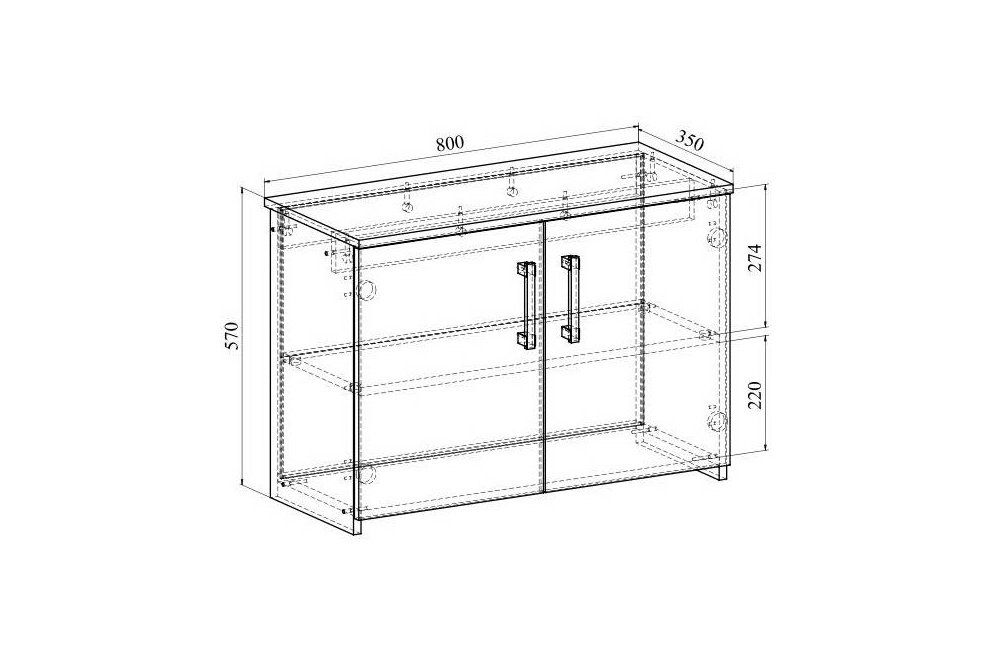 Тумба Агата АТ-3 северное дерево светлое