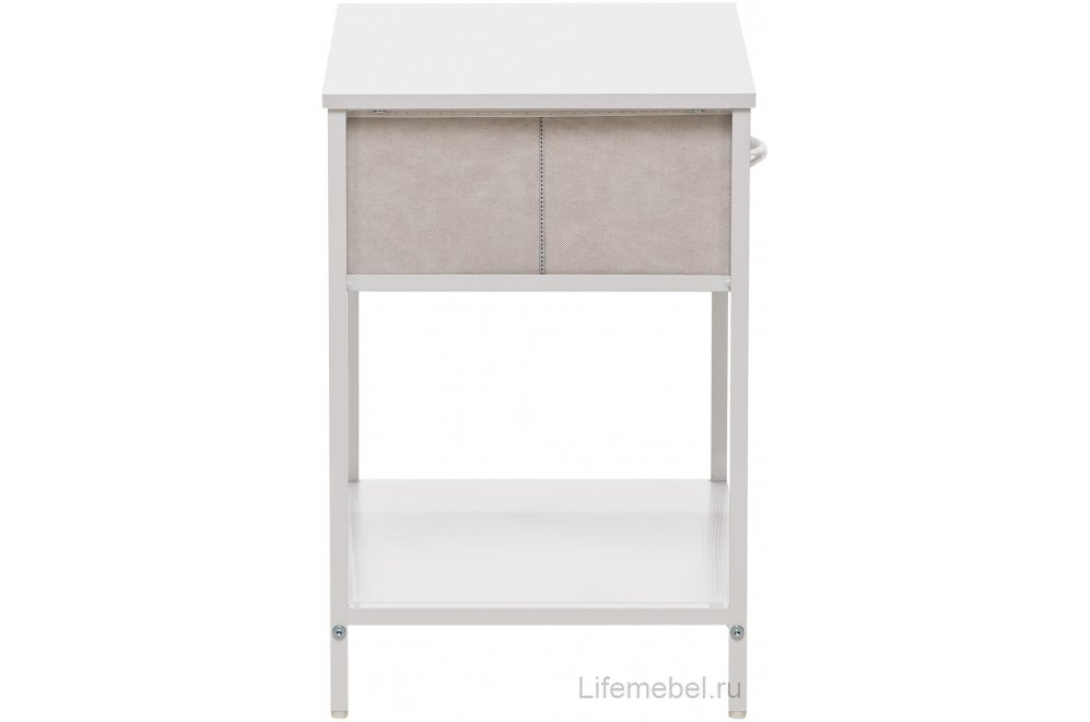 Тумба Линкс с ящиком и полкой белая