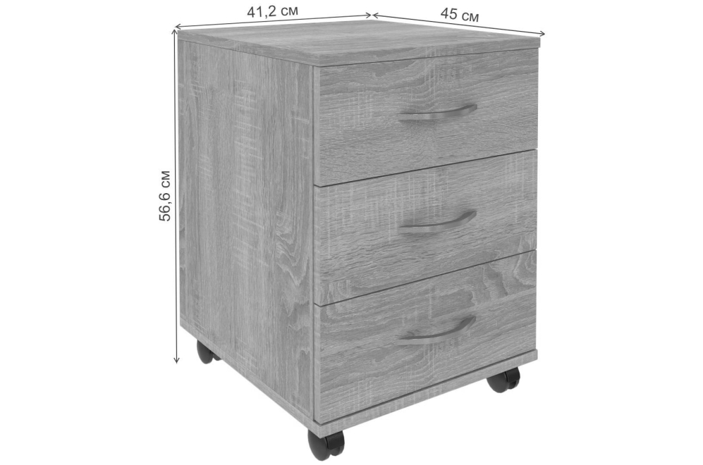 Тумба Skyland Simple SC-3M.1 дуб сонома светлый