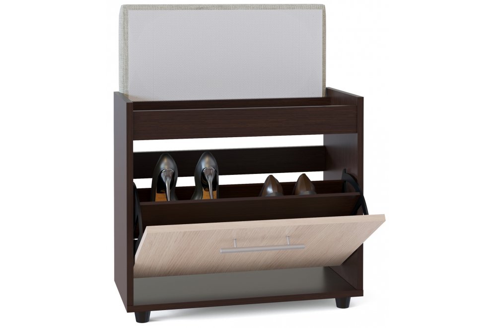 Обувница ТП-6М венге / беленый дуб