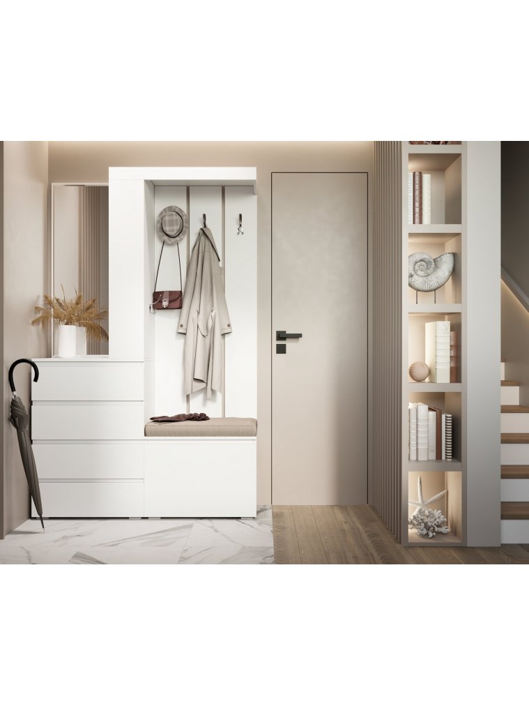 Готовая прихожая Крона 1260 белый
