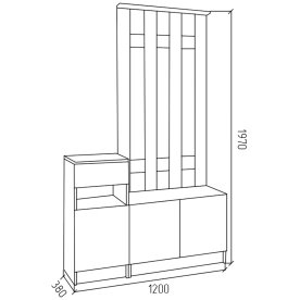 Готовая прихожая СПР1