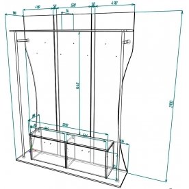 Готовая прихожая Мебелеф – 22