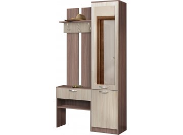 Готовая прихожая Иннэс-3 ясень темный / ясень светлый