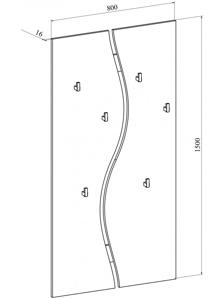 Модульная прихожая Агата северное дерево светлое комплектация 5 (К)