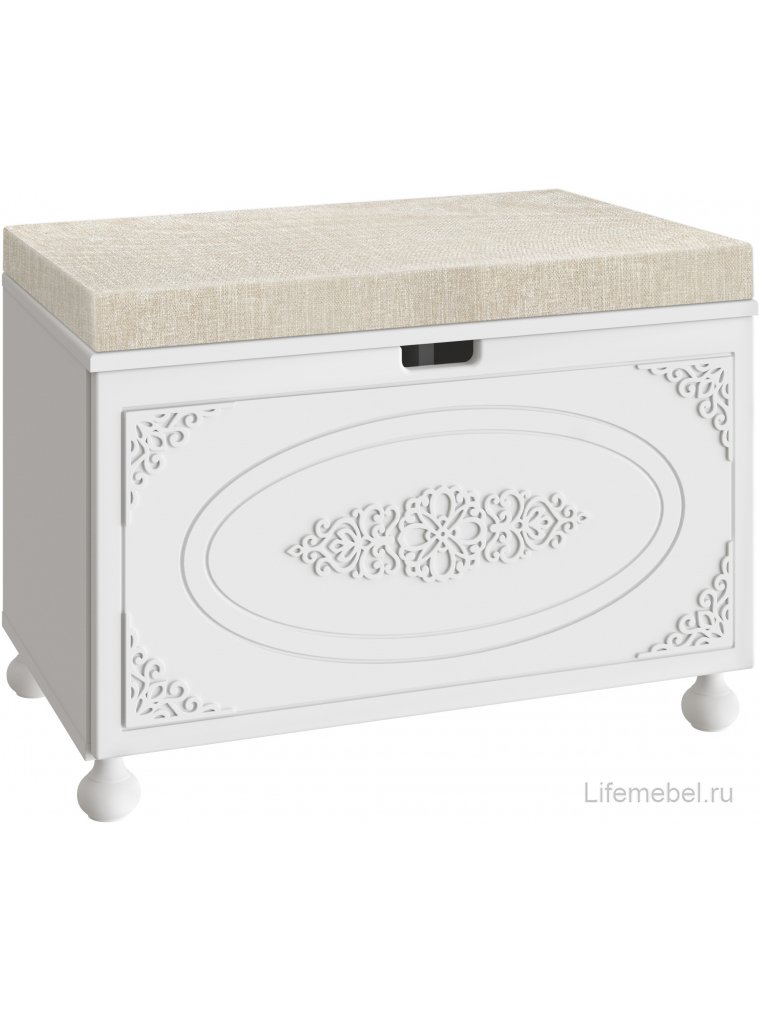 Модульная прихожая Ассоль белое дерево комплектация 6 (К)