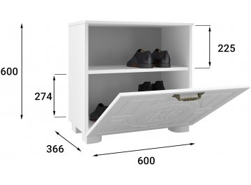 Модульная прихожая Монблан комплектация 5