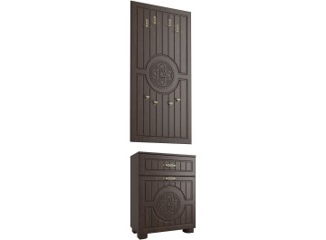 Модульная прихожая Монблан комплектация 4