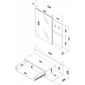 Готовая прихожая ВШ-14