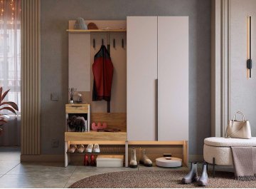 Модульная прихожая Баско К1 комплектация 1