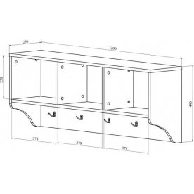 Модульная прихожая Дримстар-003 комплектация 2