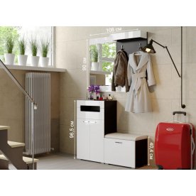 Модульная прихожая Фьюжн комплектация 2