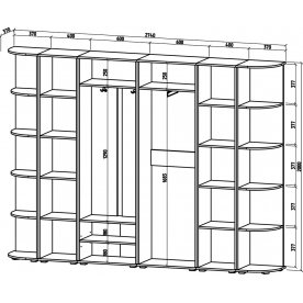 Модульная прихожая Тунис-7