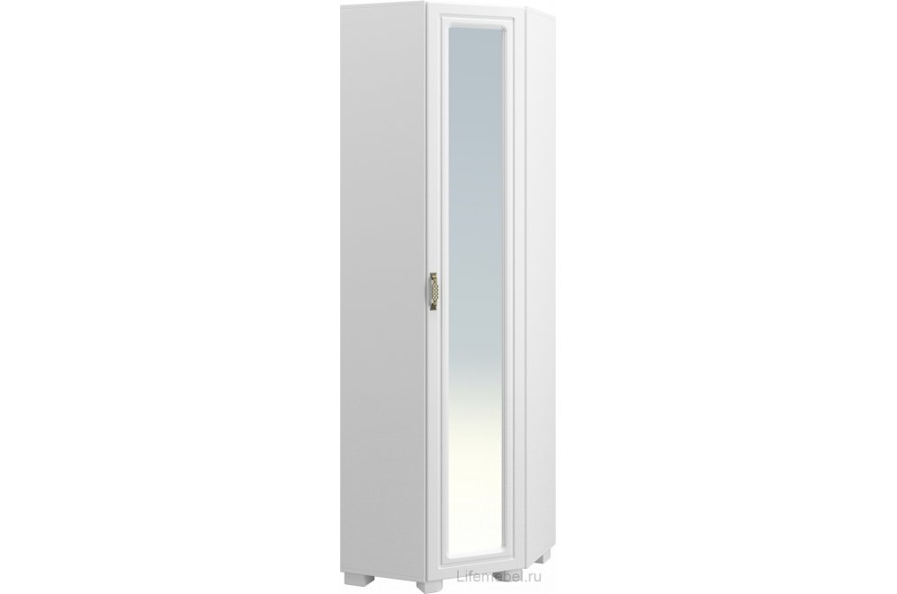 Модульная прихожая Монблан белое дерево комплектация 1 (К)