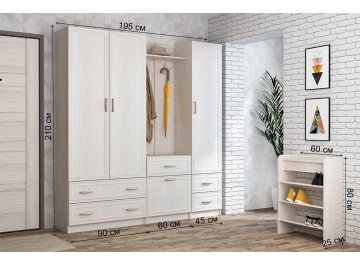 Модульная прихожая Иннэс 6 Рамка