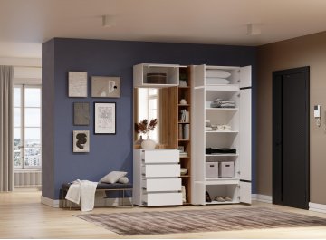 Модульная прихожая Роут комплектация 4