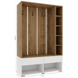 Модульная прихожая Роут комплектация 9