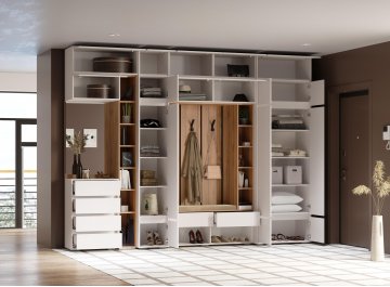 Модульная прихожая Роут комплектация 1