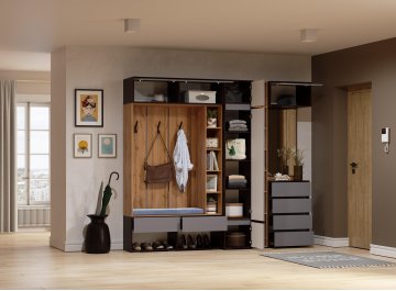 Модульная прихожая Роут комплектация 3