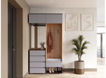 Модульная прихожая Роут комплектация 8