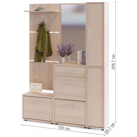 Модульная прихожая ВШ-5.1 + ТП-1 + ТП-4 + ПЗ-4