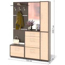 Модульная прихожая ВШ-5.1 + ТП-1 + ТП-4 + ПЗ-4