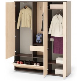 Модульная прихожая ВШ-6 + ШО-1