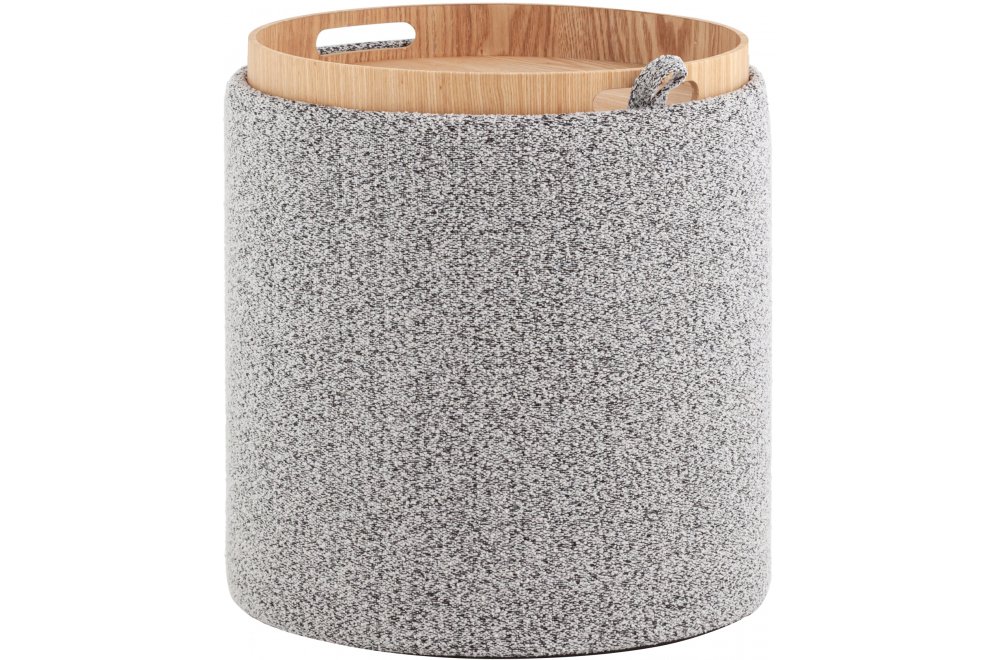 Пуф Брюгге ХS серый