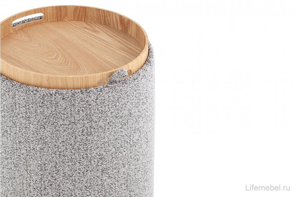 Пуф Брюгге ХS серый