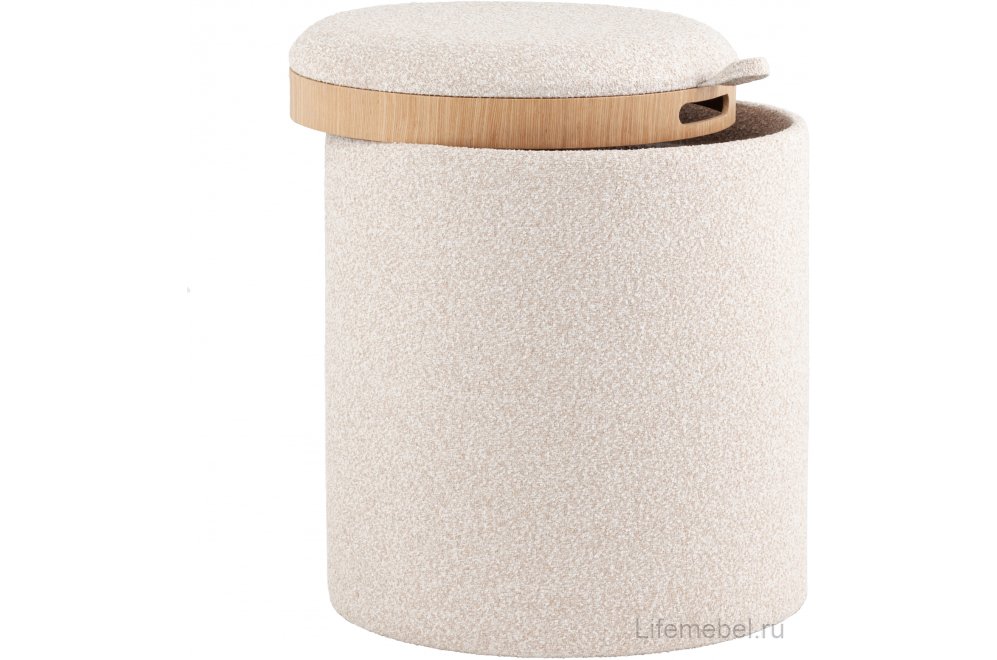 Пуф Брюгге S бежевый