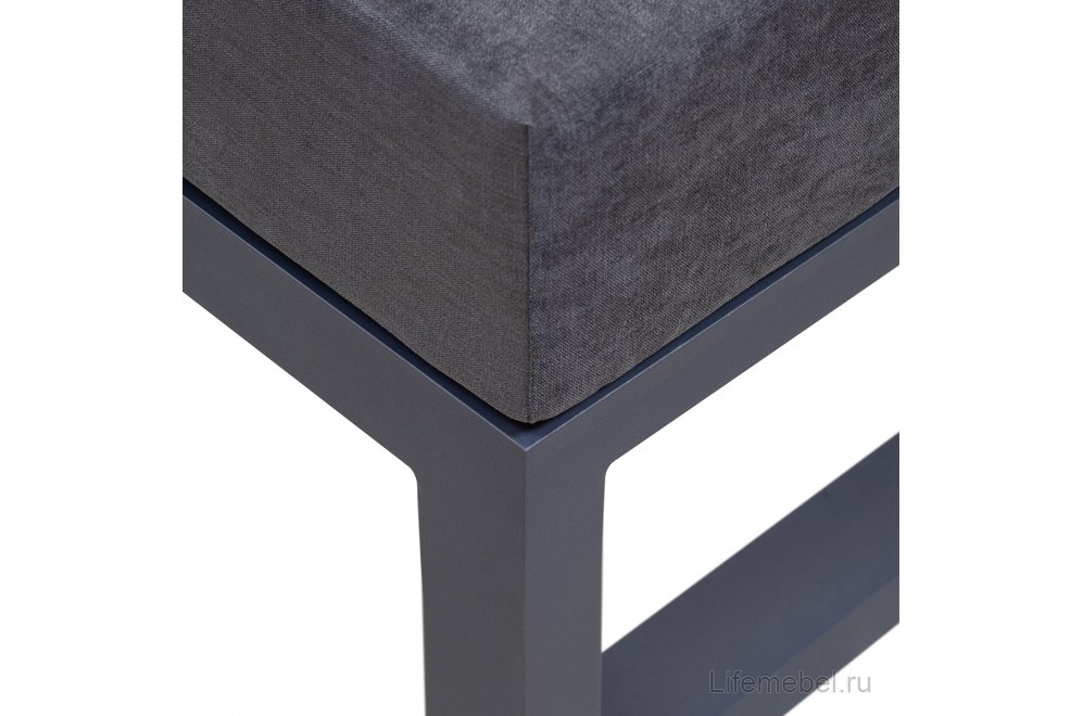 Пуф Capri antracite grey